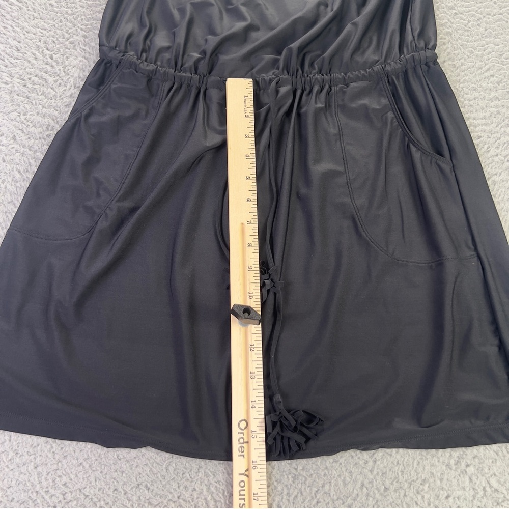 Tommy Bahama Portofino Luxe Tank Dress Coverup Womens Large Black Beach Casual - Picture 5 of 6